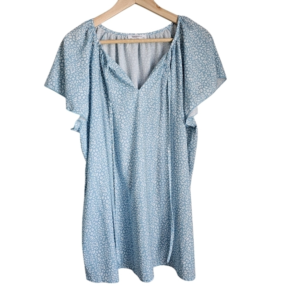 NEW Animal Print Womens Top XXL Size